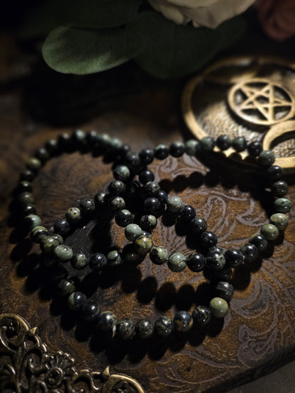 Kambaba Jasper Authentic Crystal Bracelet
