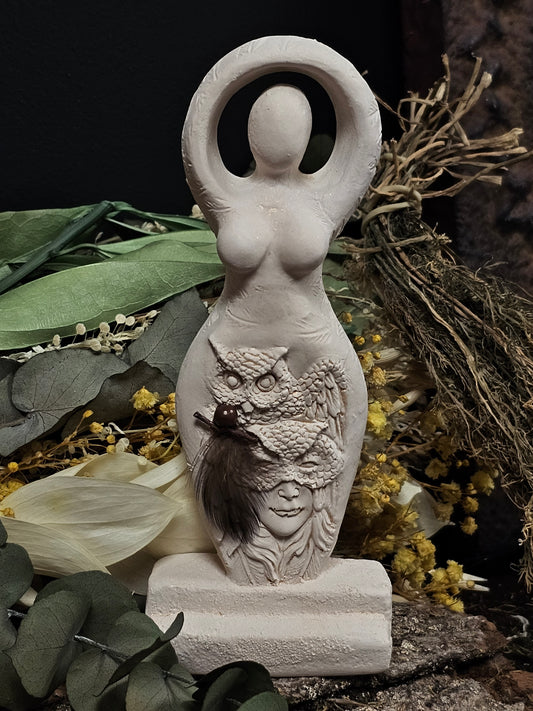 Owl Goddess Statuary