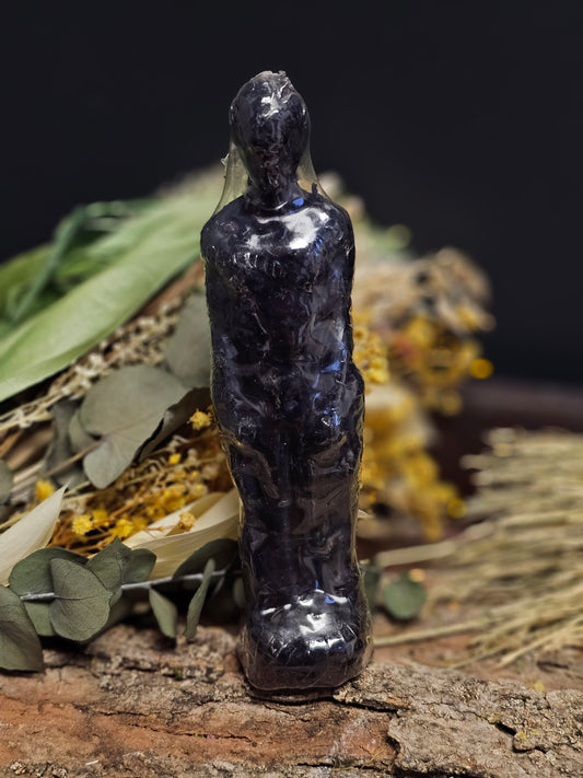 Black Male Figure Spell Candle