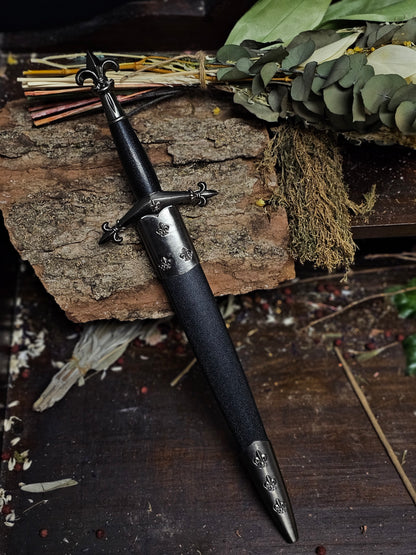 Fleur de Lis Medieval Athame