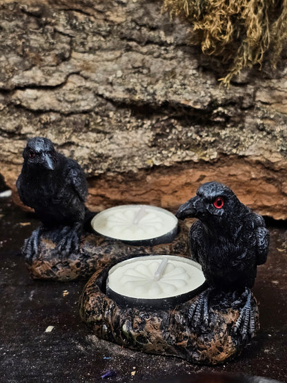 Raven Tealight Holder