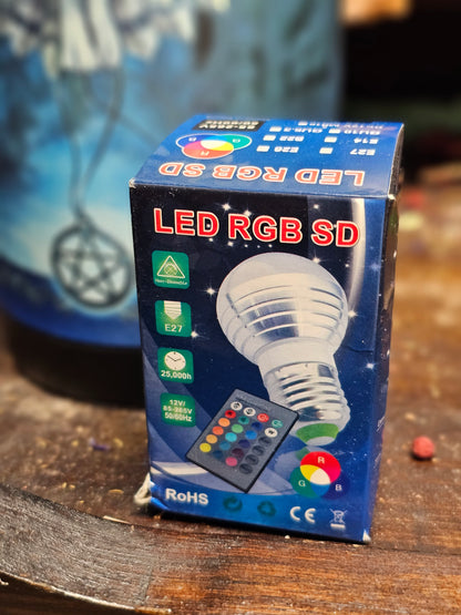 Owl Tabletop Lamp (multi-color bulb included)