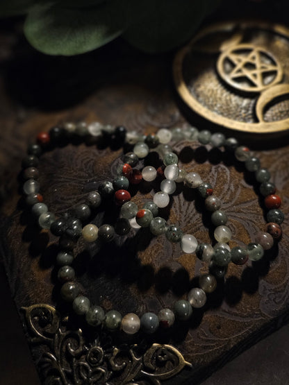 Bloodstone Authentic Crystal Bracelet