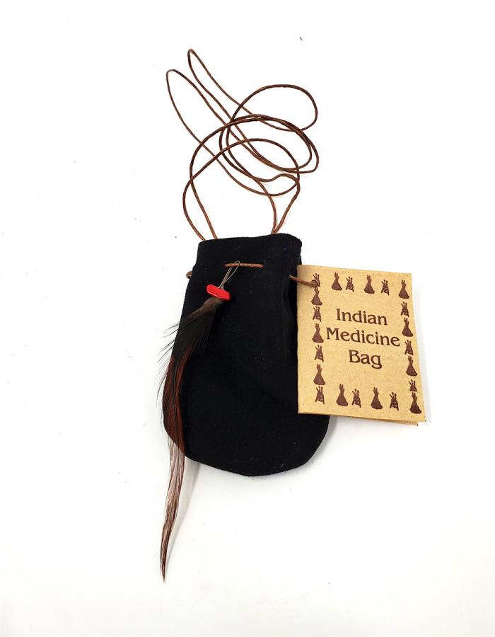 Native American Medicine Bag (black)