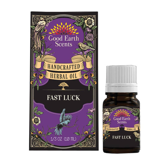 Fast Luck Herbal Oil for Anointing, Crafting, and Aromatherapy