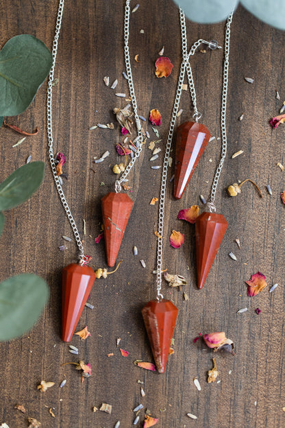 Red Jasper Pendulum
