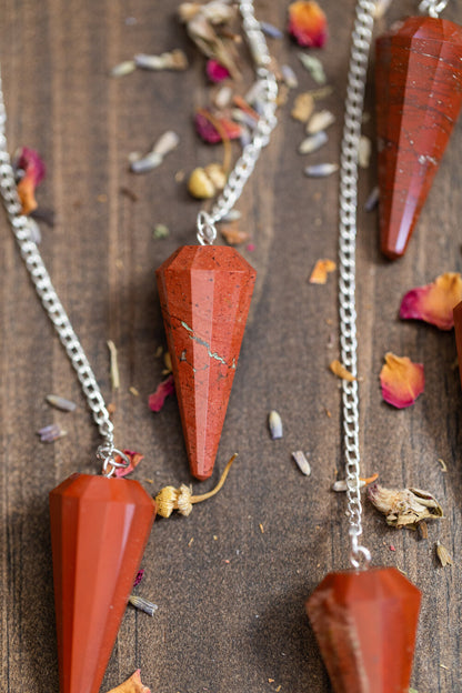 Red Jasper Pendulum