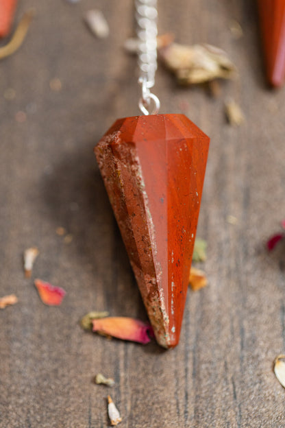 Red Jasper Pendulum