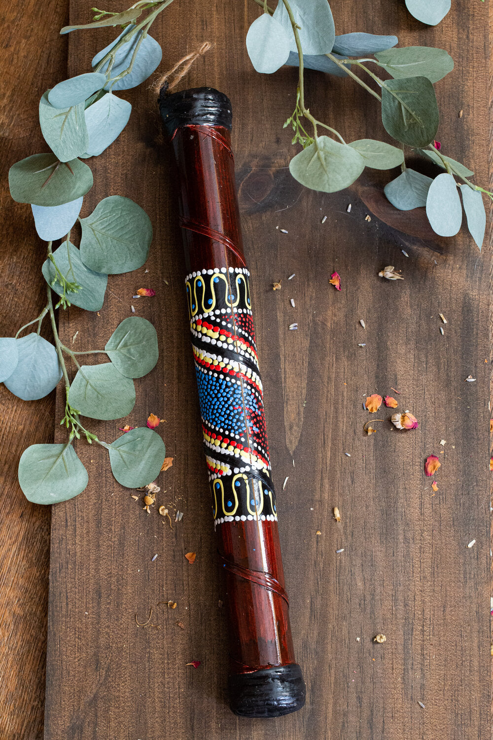 Painted 16" Rain Stick (Made in Indonesia)