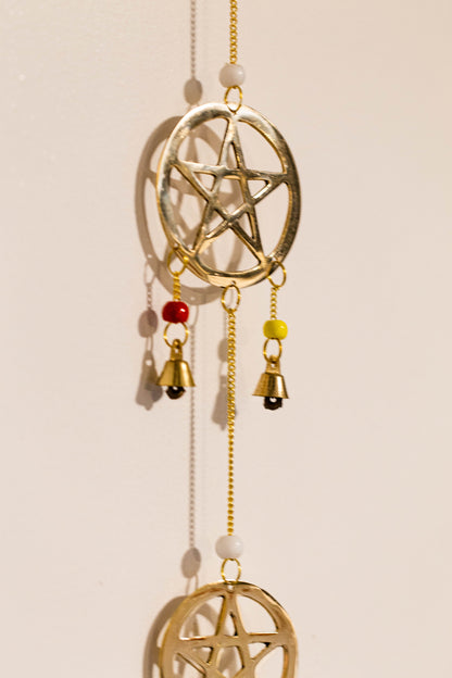 Pentacle Wind Chime (23")