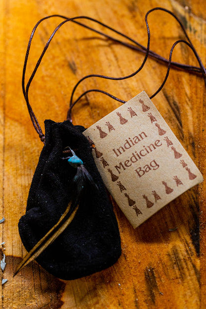 Native American Medicine Bag (black)
