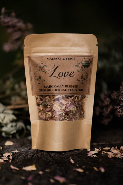 Mountain Rose Herbs x Maeva's Cottage - Love Blend - Organic Herbal Tea