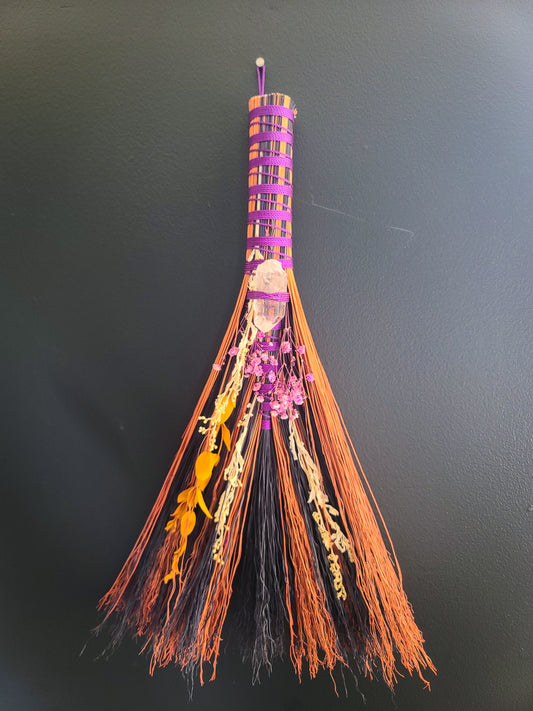 Knight of Brooms - ENCHANTED - Handcrafted Altar Besom