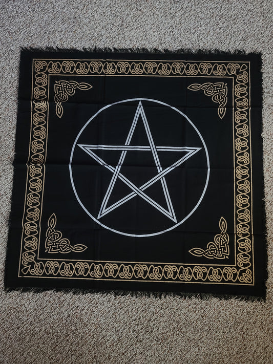 Pentacle Altar Cloth 36x36"