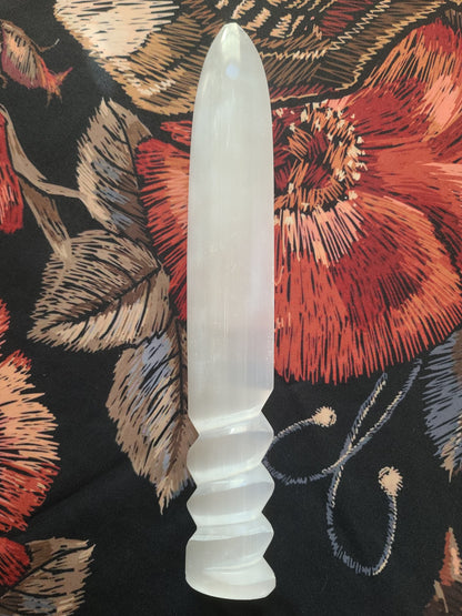 Selenite Athame, Large