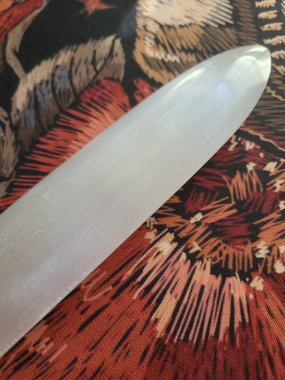 Selenite Athame, Large