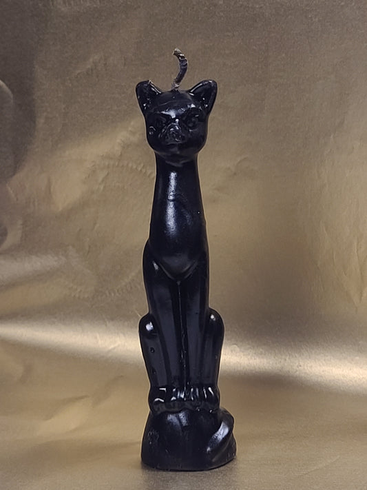 Black Cat Figure Candle