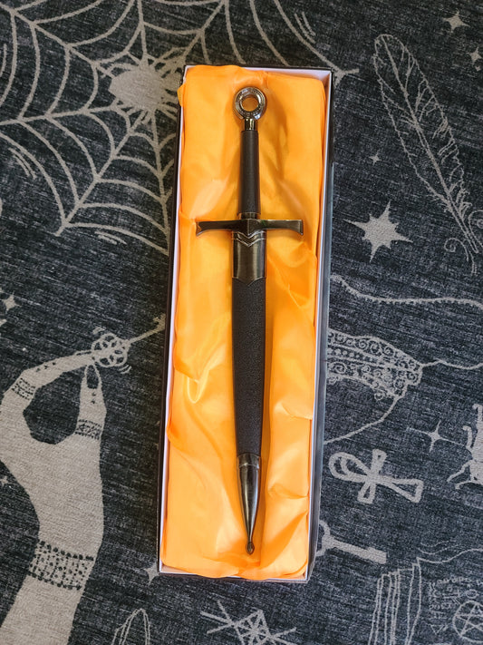Black Medieval Athame
