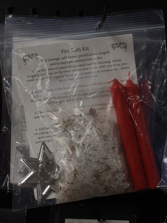 Fire Elemental Ritual Bath Kit