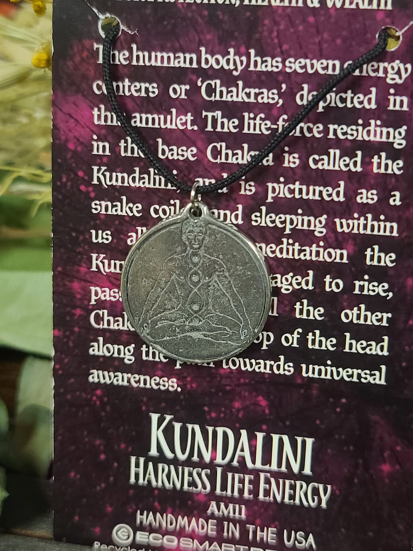 Amulets Kundalini Pewter Necklace