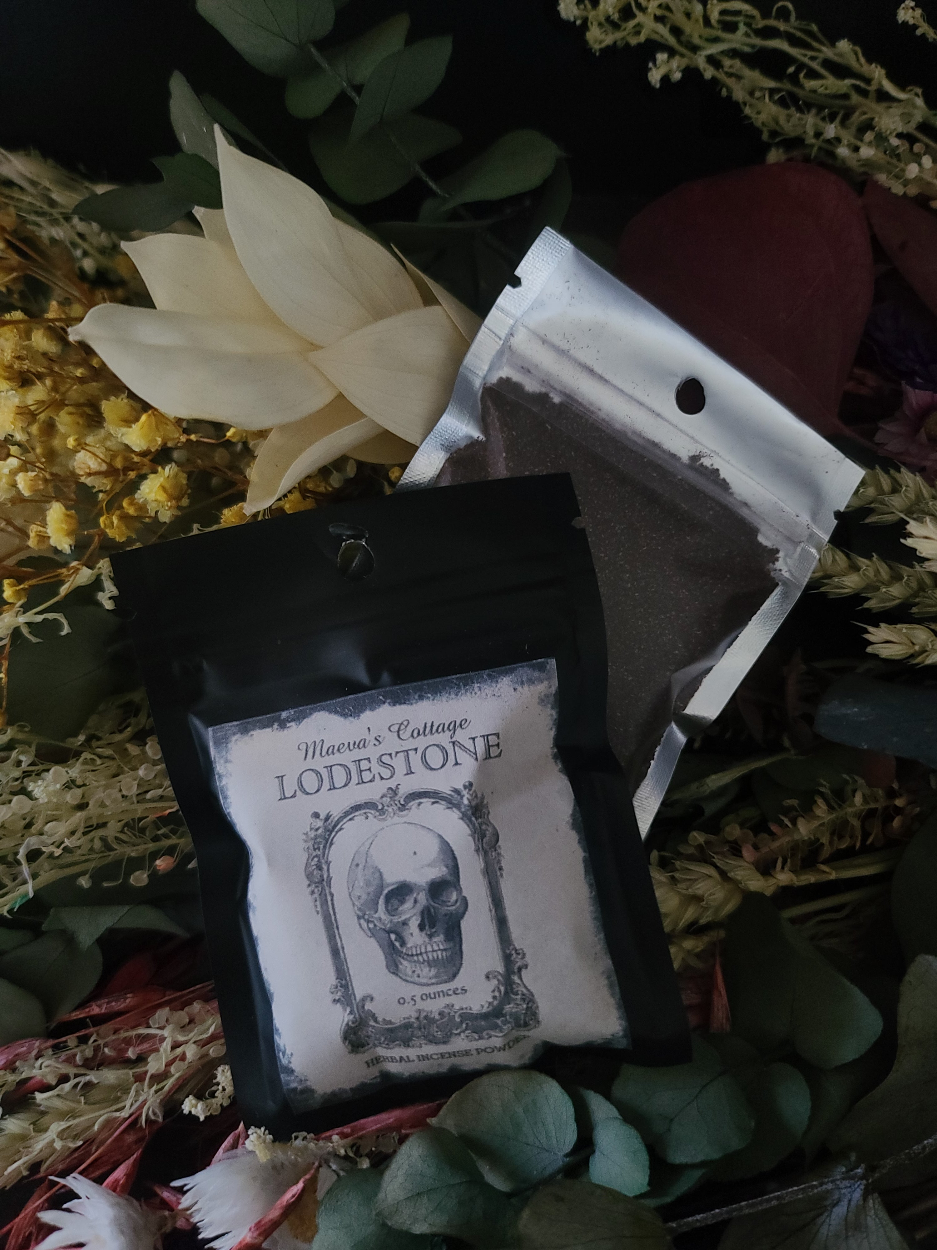 Pure Loadstone Powder Lodestone Herbal Incense Powder – Maeva's Cottage