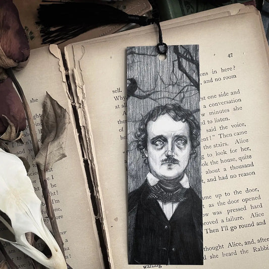 Edgar Allan Poe Bookmark by Caitlin McCarthy
