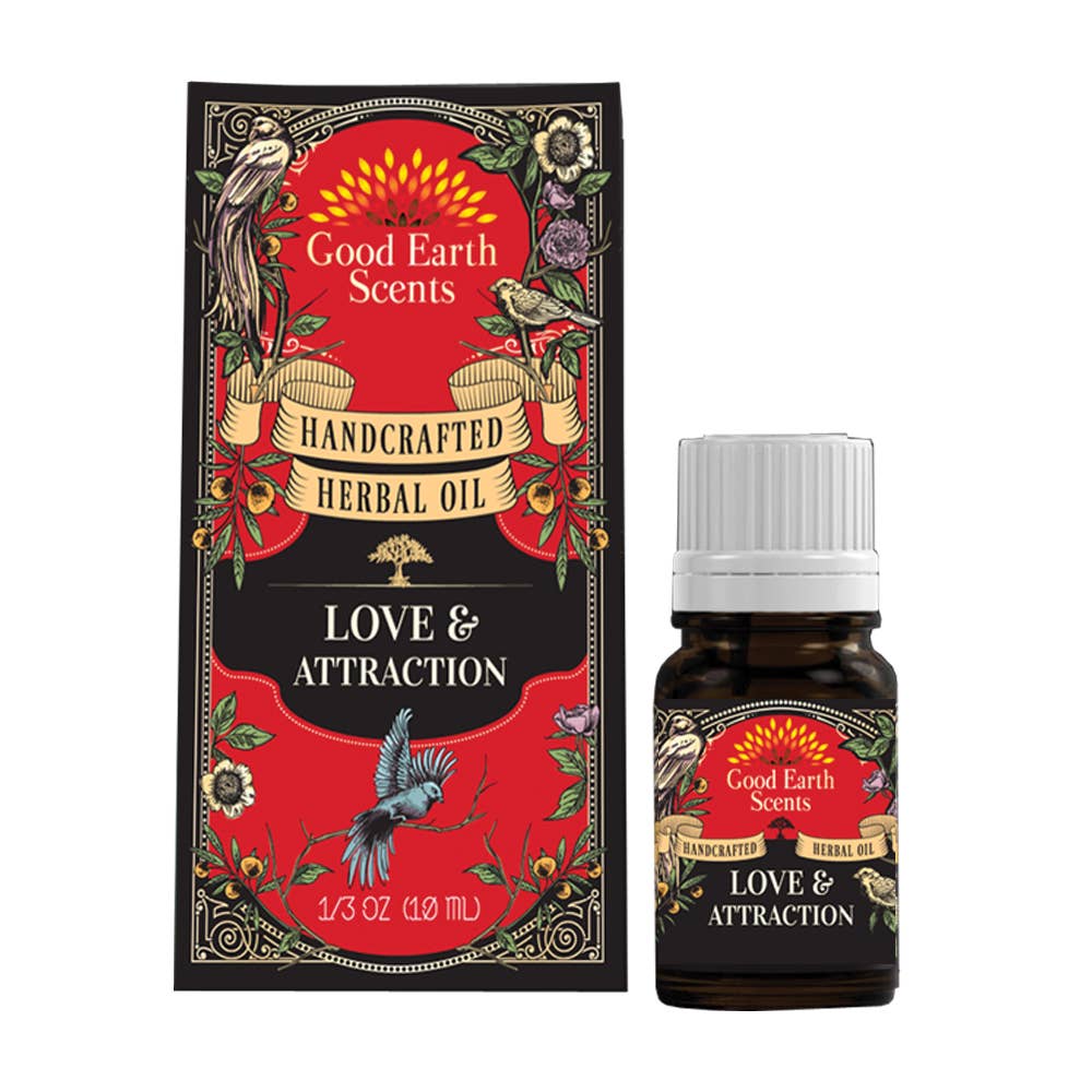 Love and Attraction Herbal Oil for Anointing, Crafting, and Aromatherapy