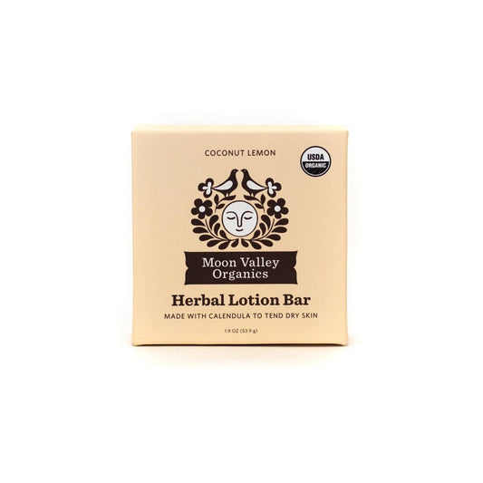 Coconut Lemon Herbal Lotion Bar