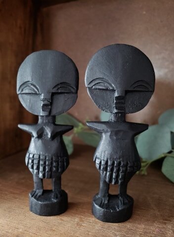 African Hand-Carved Wooden Ashanti Fertility Doll