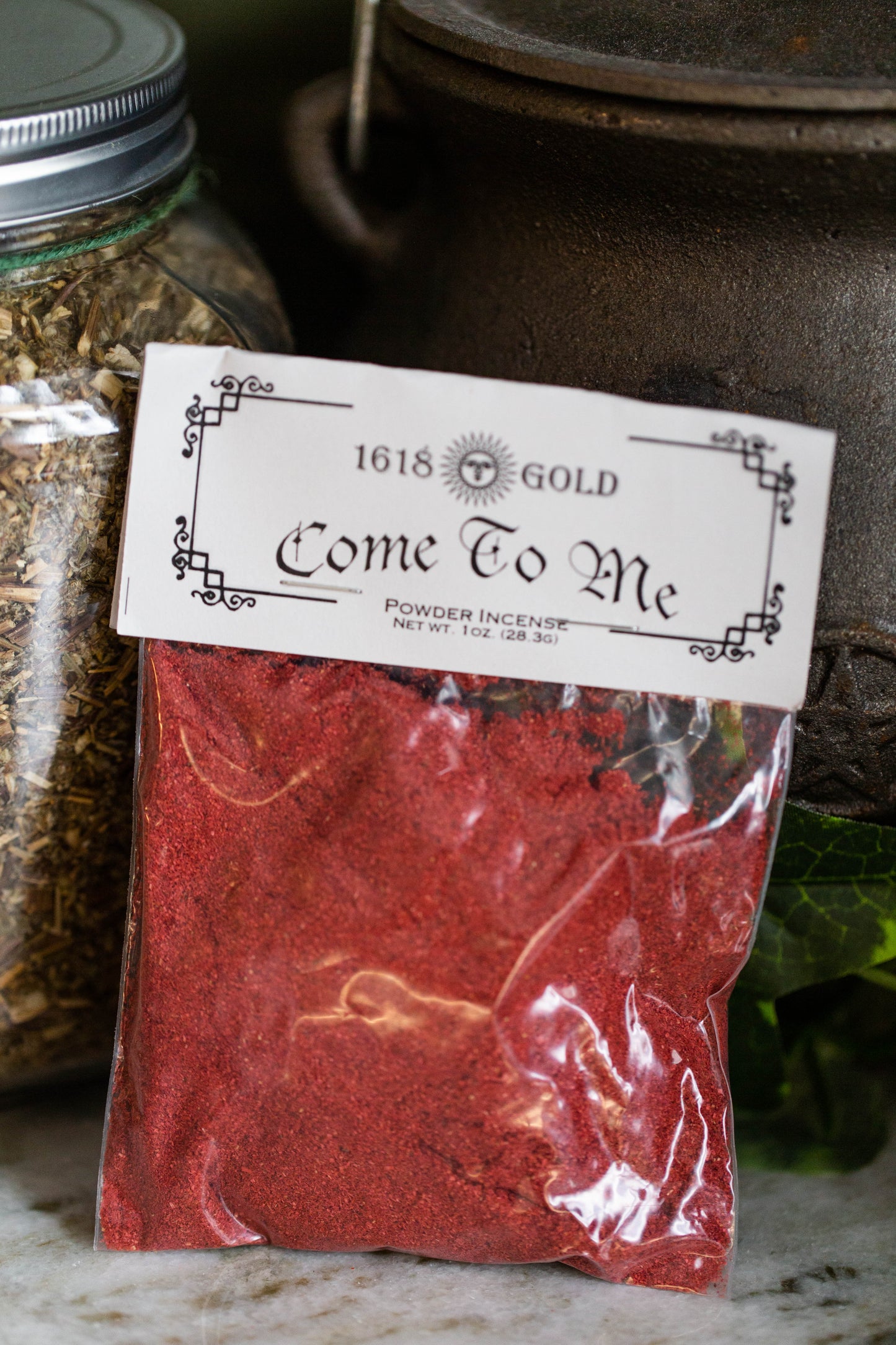 1618 Gold - COME TO ME - Powder Incense for attracting your desires towards you