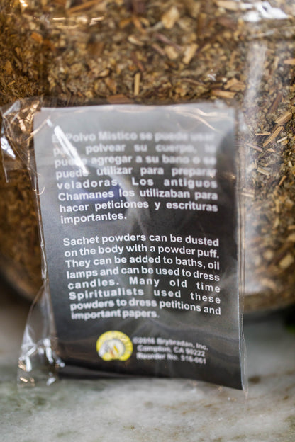 Polvo Mistico - BLACK CAT - Sachet Powder for break up a crossed condition, remove a hex