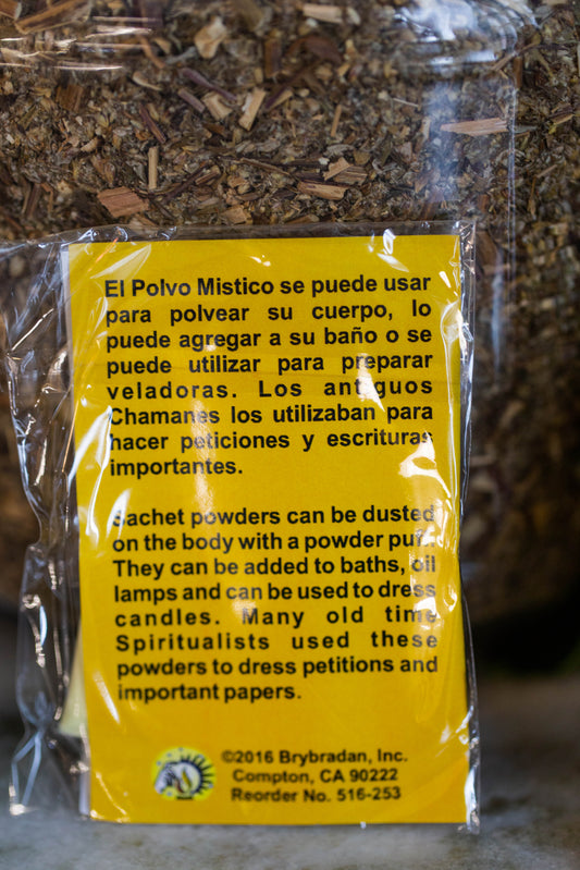 Polvo Mistico - UNBLOCKER - Sachet Powder for unblocking, removing unwanted energies, removing obstacles