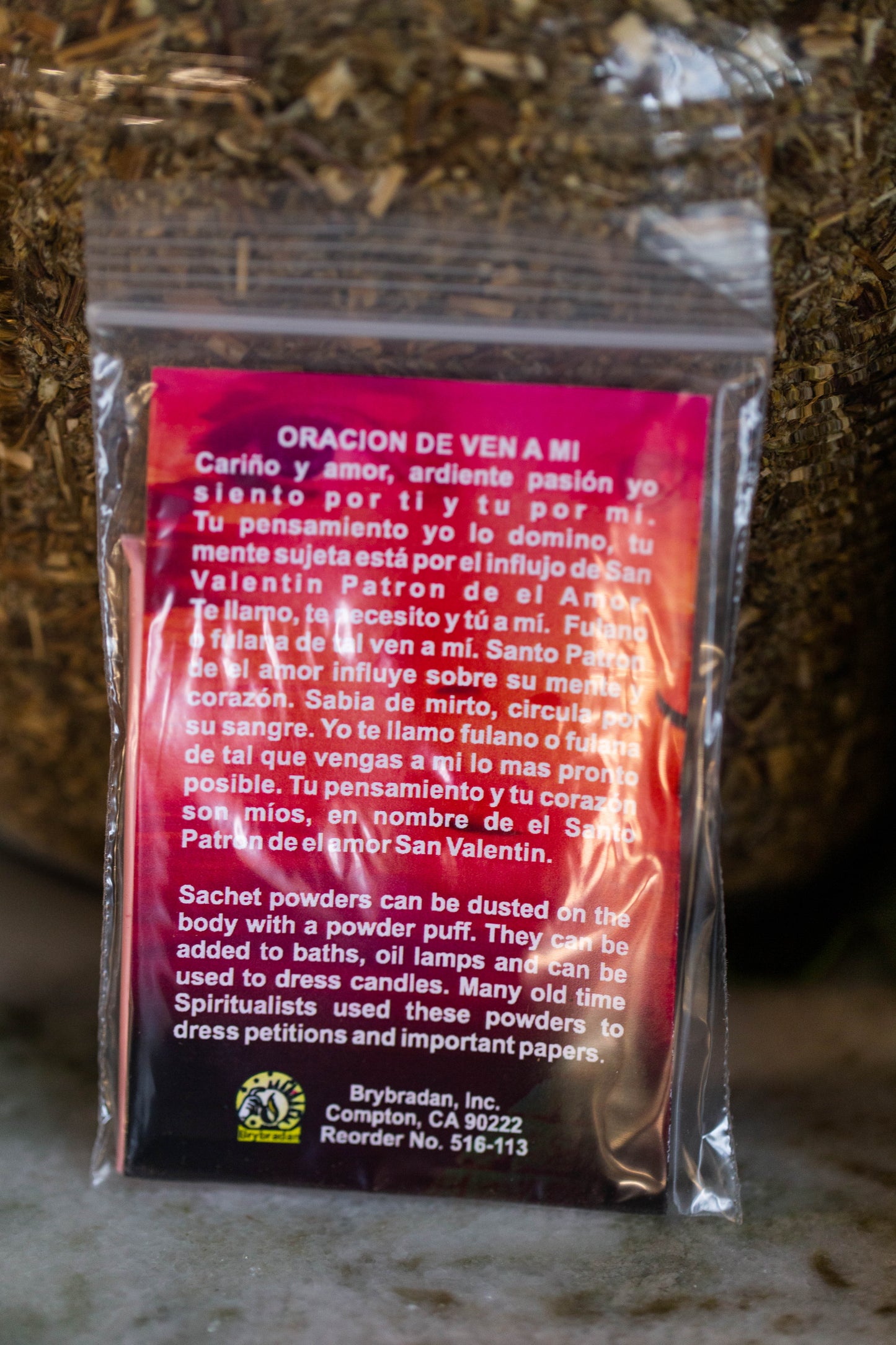 Polvo Mistico- COME TO ME - Sachet Powder for attracting love, bringing someone back, attract someone special, attract friendship