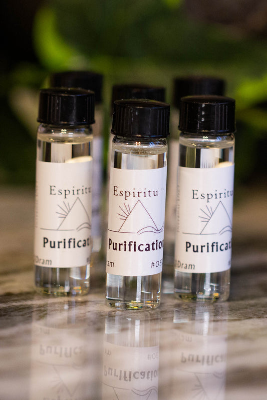 Espiritu - PURIFICATION - Conjure Oil for removing negative energies, spiritual cleansing, purifying objects