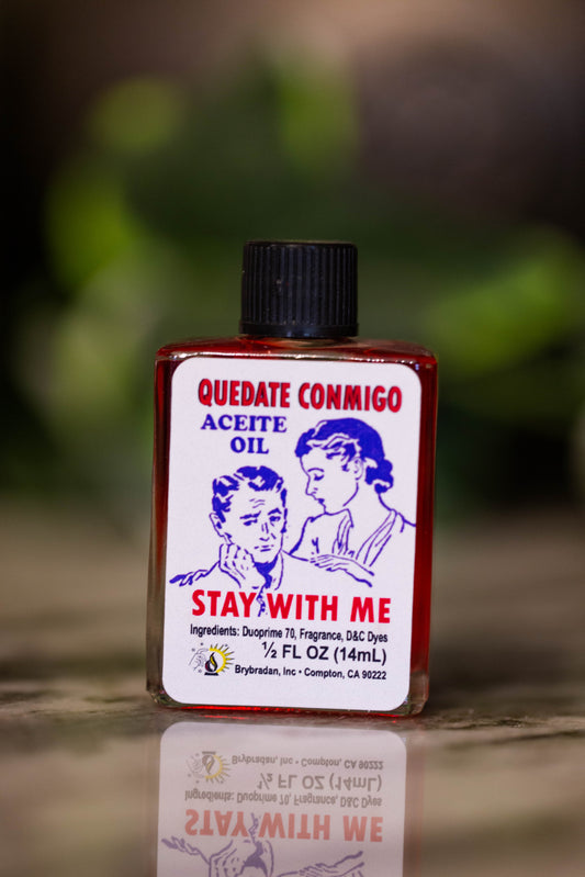 STAY WITH ME Conjure Oil for keeping a person or love interest from straying, keeping a relationship strong