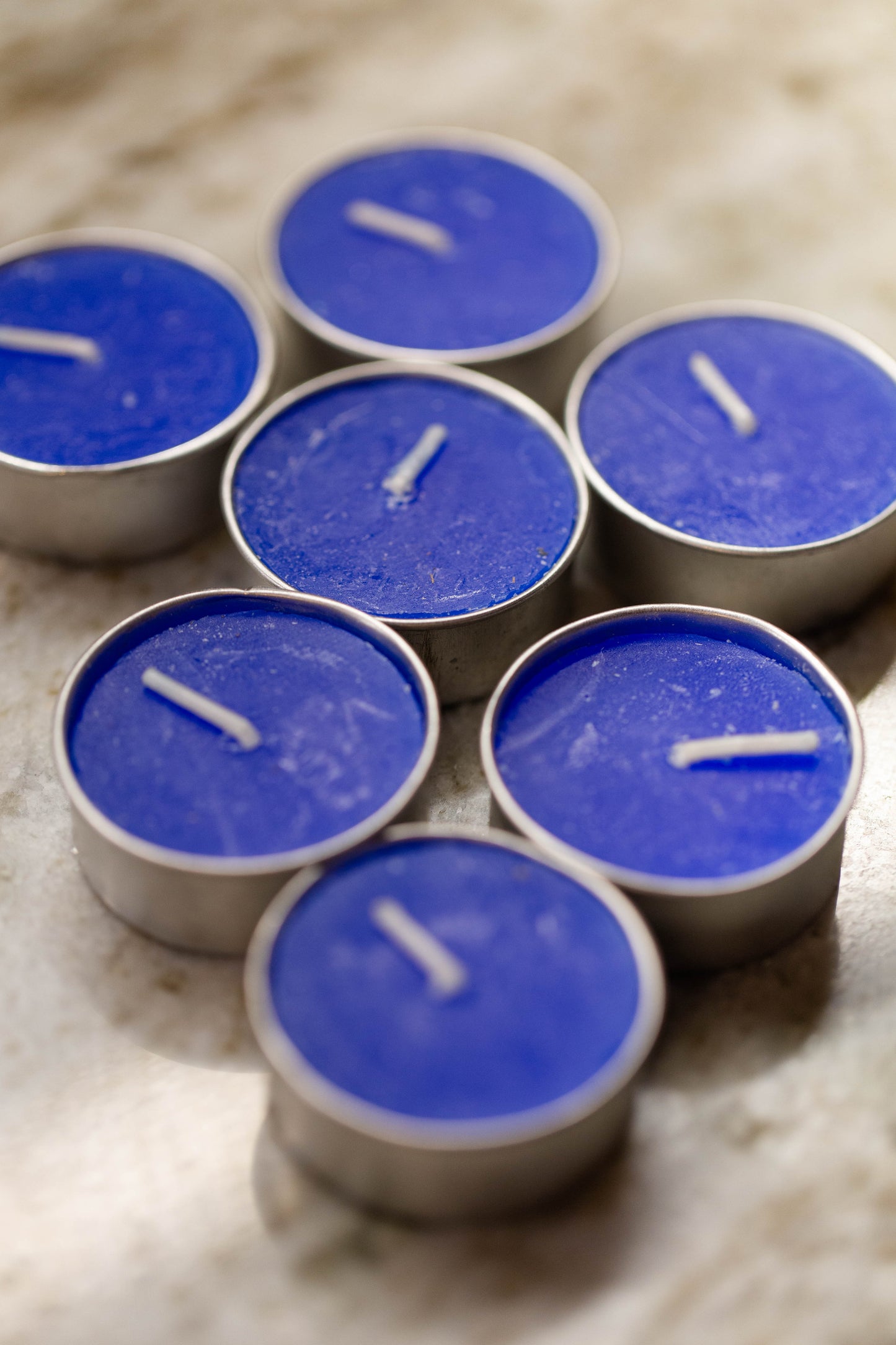 Blue Tealight Candle