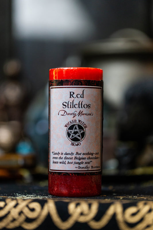 Red Stilettos Intention Candle