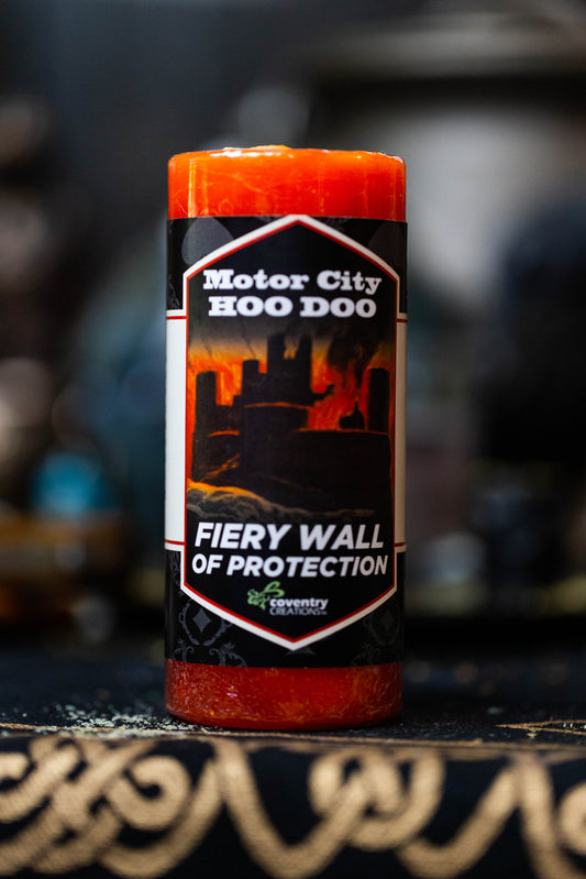 Motor City Hoodoo: Fiery Wall of Protection Intention Pillar