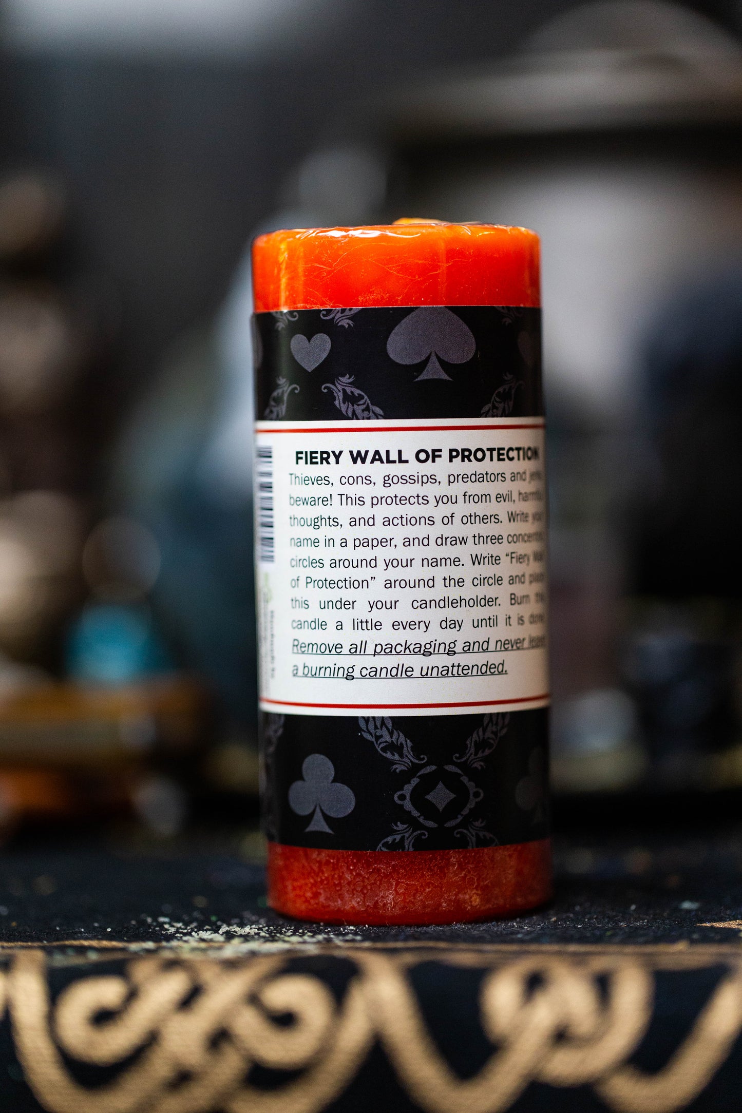 Motor City Hoodoo: Fiery Wall of Protection Intention Pillar