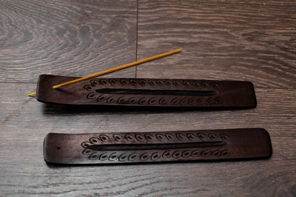 Black Wooden Incense Stick Holder