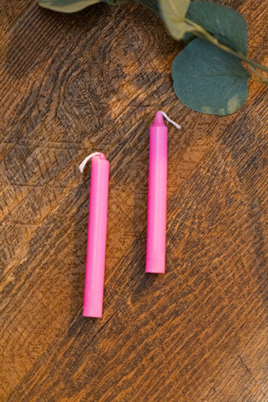 Pink Chime Spell Candle