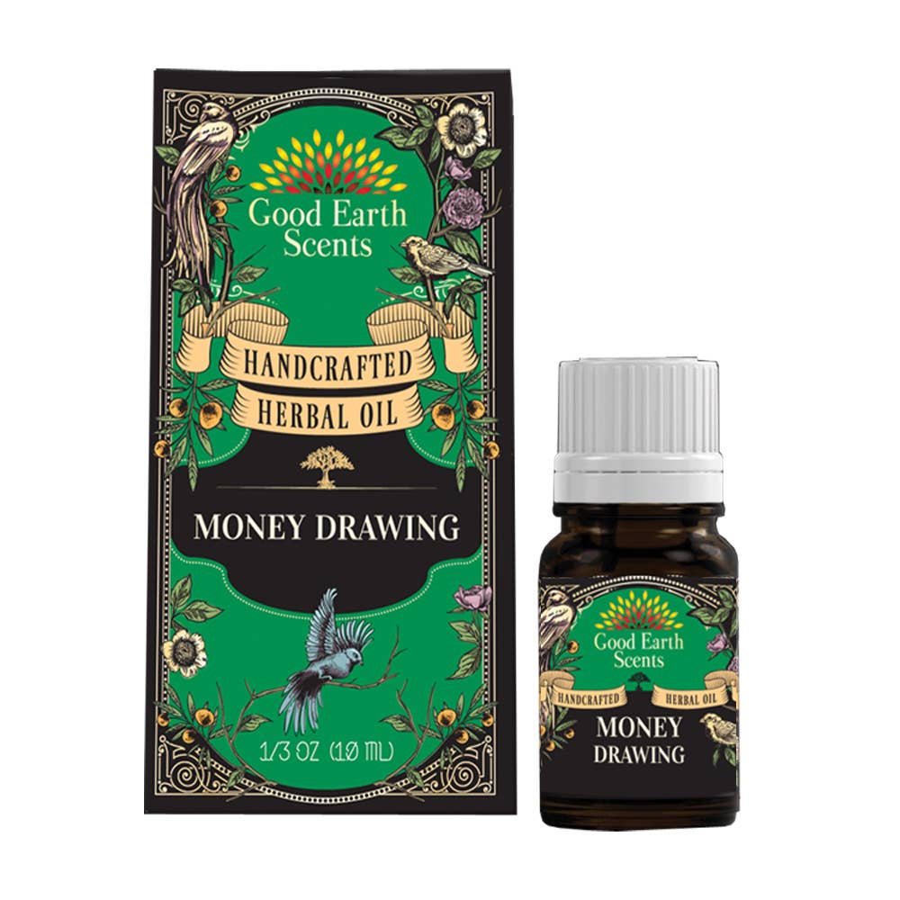 Money Drawing Herbal Oil for Anointing, Crafting, and Aromatherapy