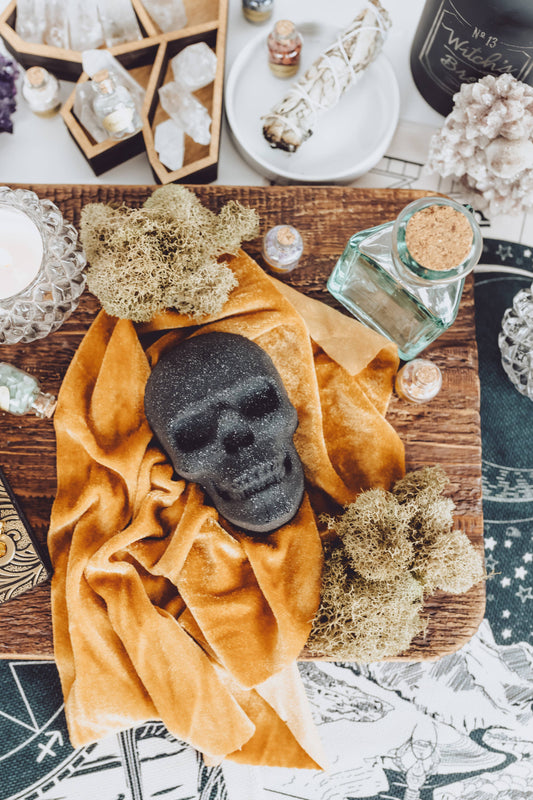 Death Eater Skull Halloween Vegan Bath Bomb