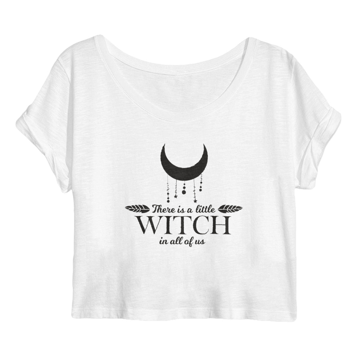 WITCH IN ALL OF US Organic Crop Top