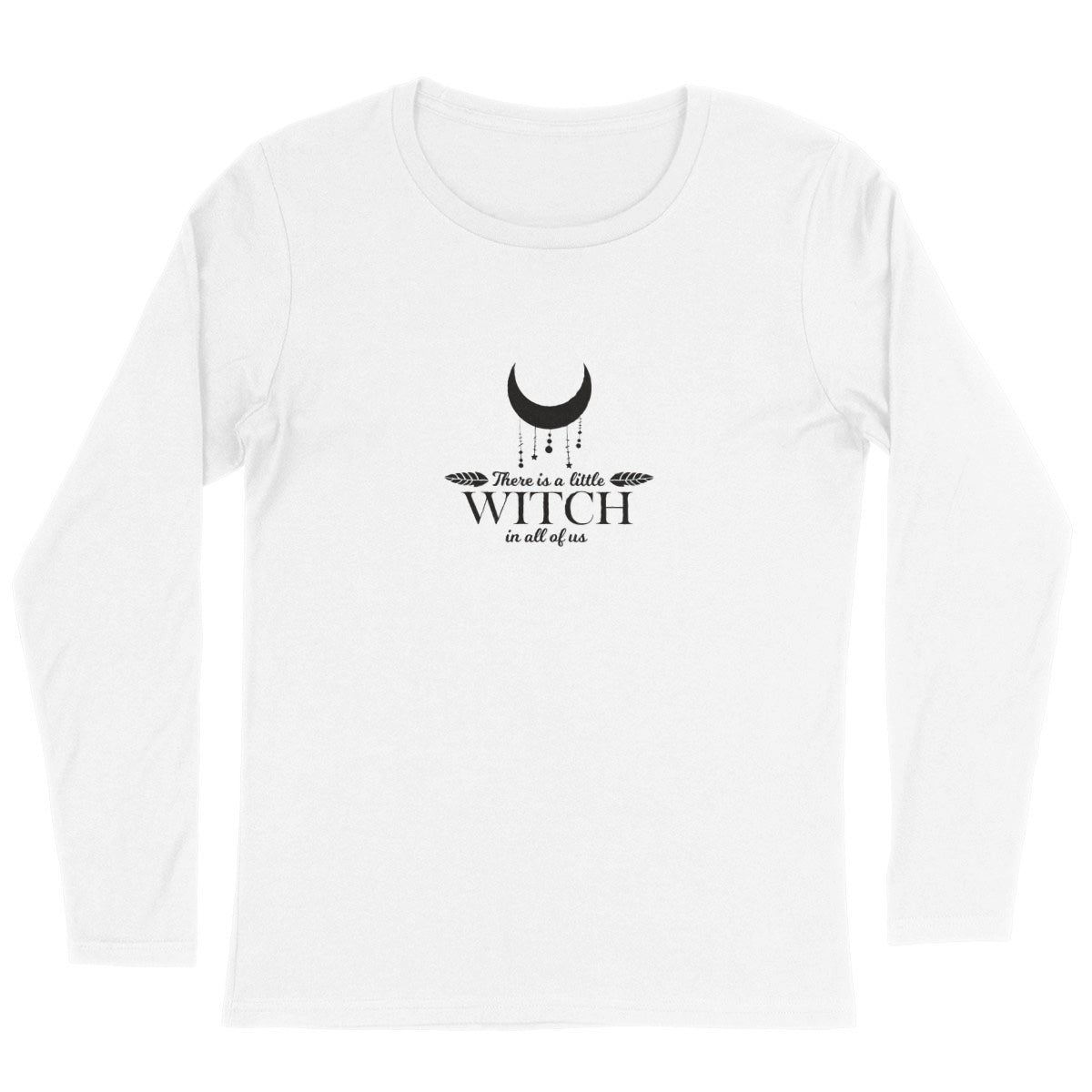 WITCH IN ALL OF US Organic Women's Long Sleeve Tee Shirt