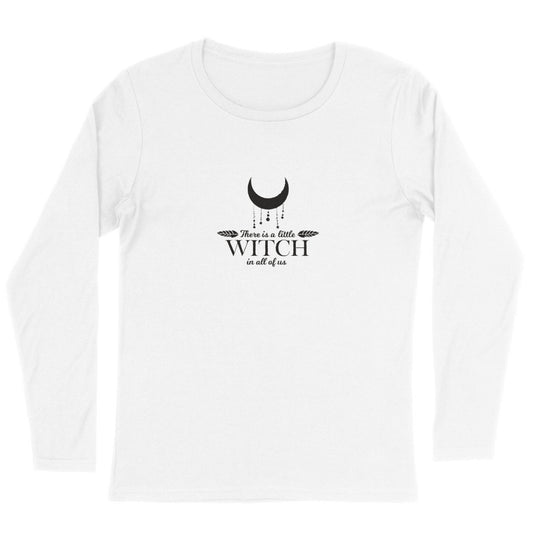 WITCH IN ALL OF US Organic Women's Long Sleeve Tee Shirt