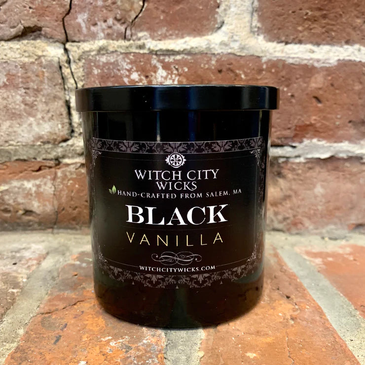 Witch City Wicks - BLACK: Vanilla - Soy Candle