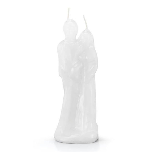 White Marriage Figure Spell Candle