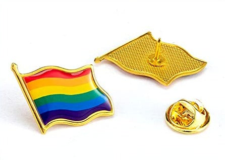 Pride Flag Enamel Pin (Supports Youth Pride, Inc)